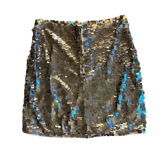 Bardot Women's Cosmic Sequin Mini Skirt Size Medium - Picture 5 of 8